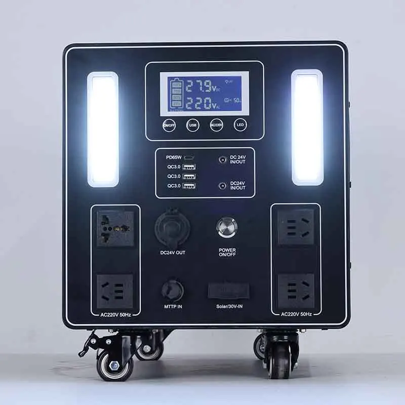 توريد 3000 واط محطة طاقة محمولة LiFePO4 بطارية تخزين الطاقة 2000wh إمدادات الطاقة 1000 واط شحن مولد المنازل الشمسية