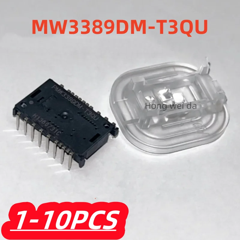 1-10Pcs/lot 100%  New PMW3389DM-T3QU + LM19-LSI DIP PMW3389DM PMW3389 Original sensor with lens LM19-LSI