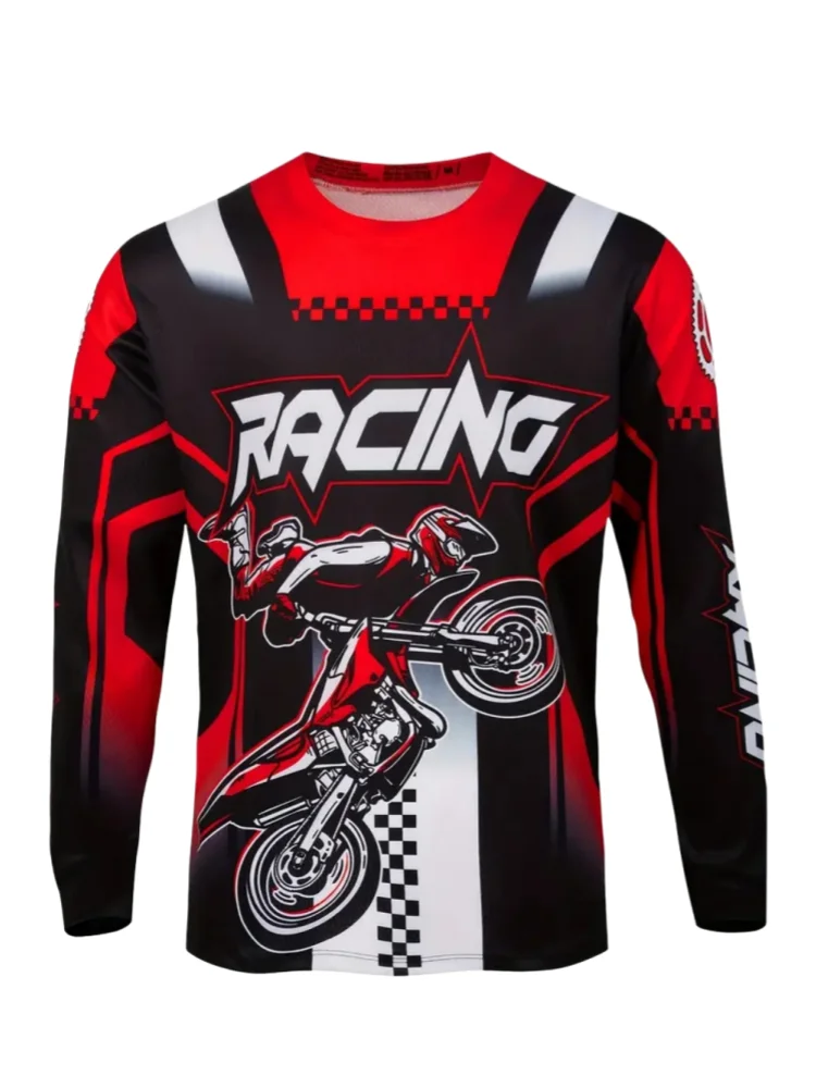 AliExpress NONE Motorcycle Jersey Downhill Mountain Bike Mtb Shirts off Road Dh Motorcycle Jersey Motocross Sport Wear Clothing Bike Riding Suit