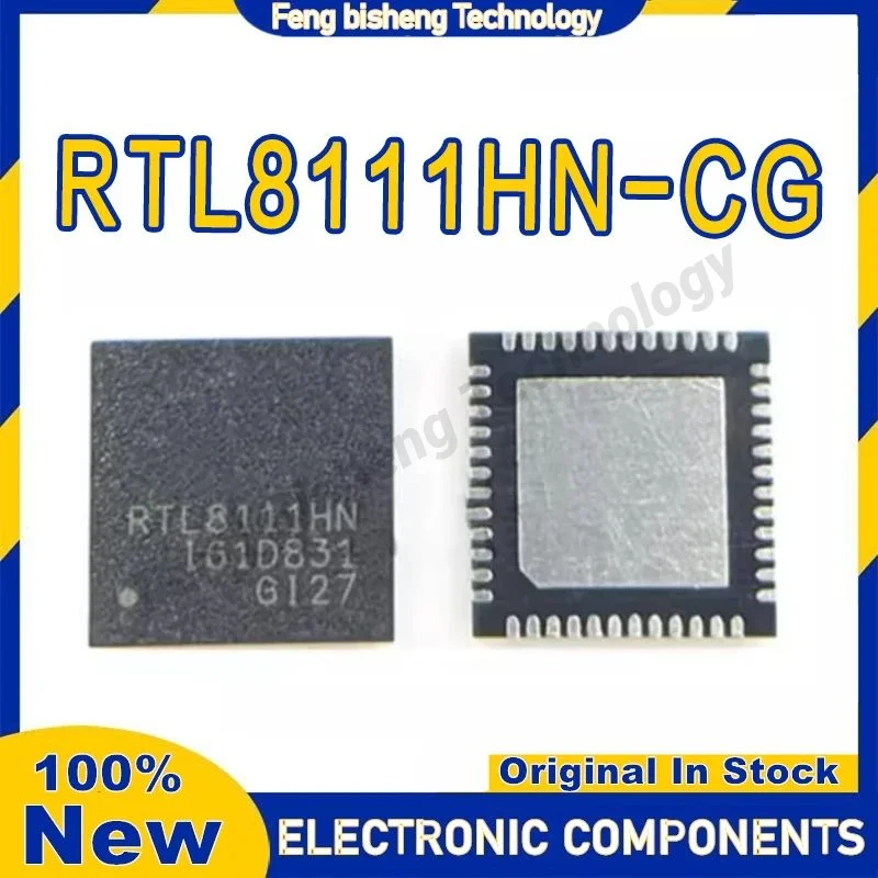 5 unid/lote 100% nuevo conjunto de chips RTL8111HN-CG RTL8111HN QFN-48