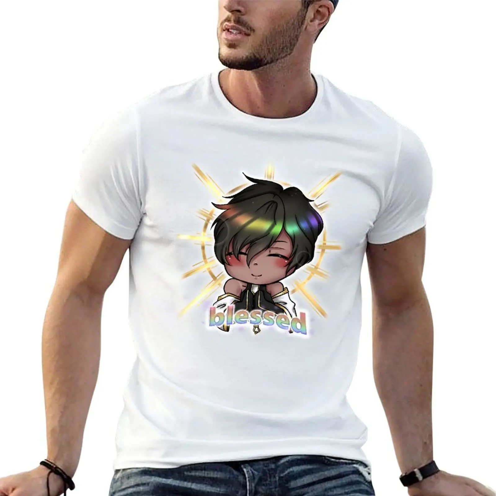 Simeon Blessed T-Shirt summer 2026 customizeds clothes for men