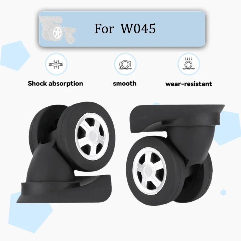 

For W045 Universal Luggage Wheel Replacement—High-Quality Swivel Roller Repair Parts Suitable For Carry-On Luggage