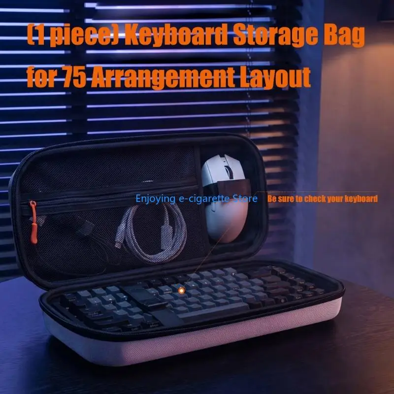 75% Tastaturhülle mit Reiseaufbewahrung und Taschentragedesign Y4QF – Detail 8