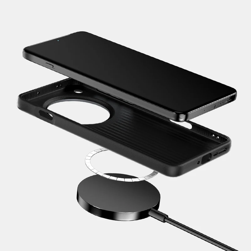 For Oppo Find X8 and X8 Pro Case Drop Test Magsafe Slim Grip Rigid Magnetic Wireless Charge Carbon Fiber Oppo Find X8 Case Cover - Image 6