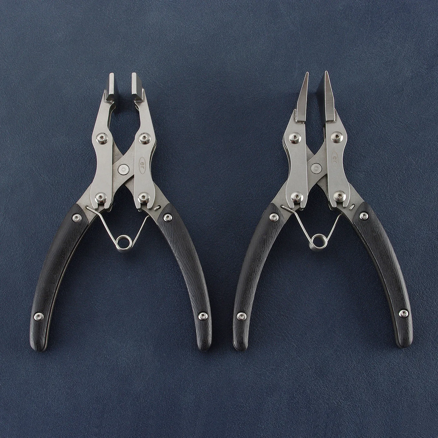 Leather Flat Nose Pliers Parallel Pliers for DIY Leathercraft Edge Folding Hand Tool