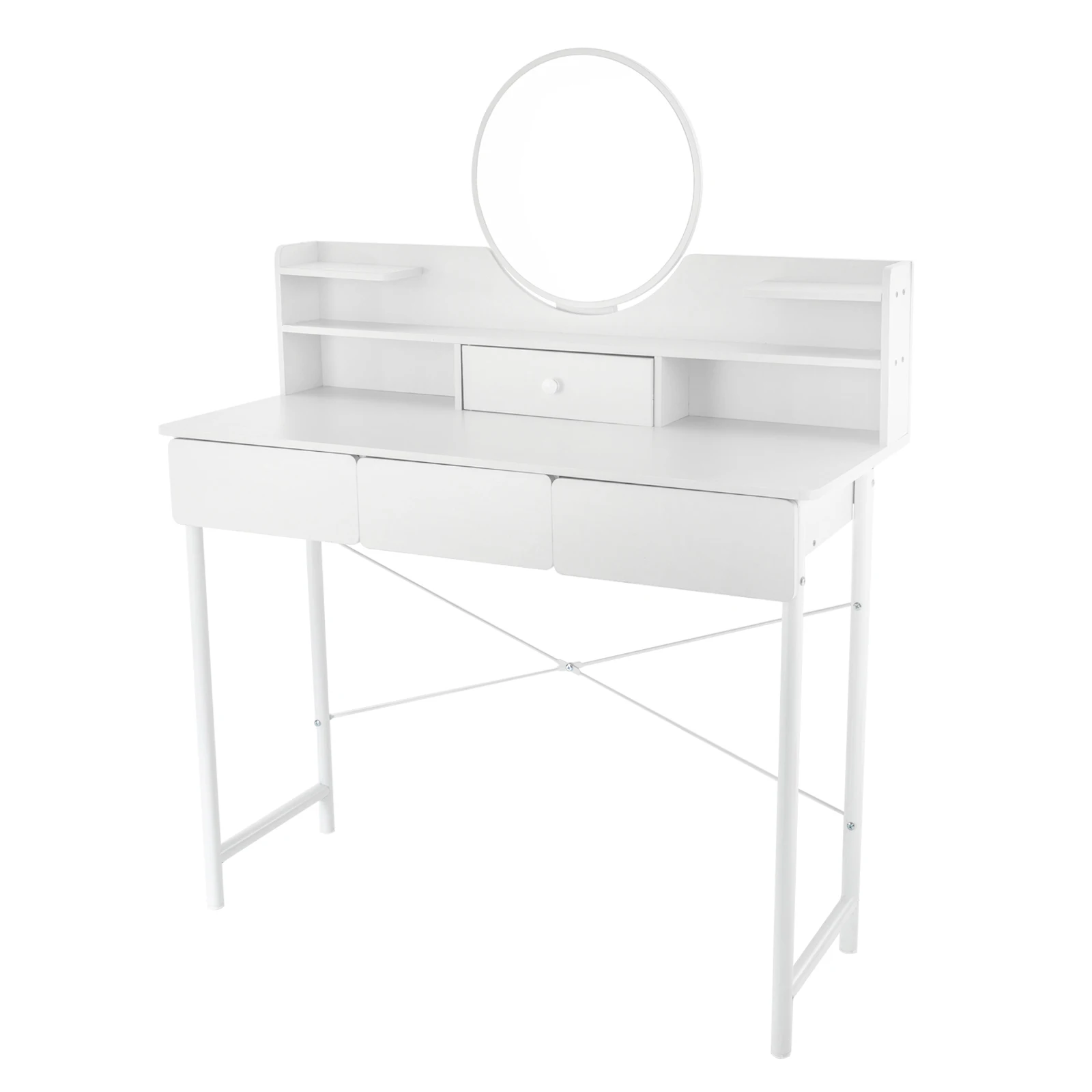 Meja Rias Meja Rias Putih atau Meja Rias dengan 3 Laci & 1 Pintu