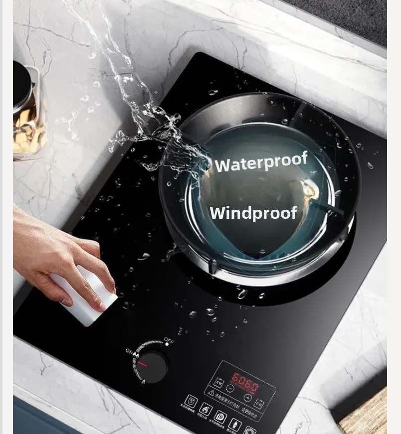 

Газовая плита Goodwife с одной конфоркой из нержавеющей стали, на сжиженном/природном газе, энергосберегающая QBB