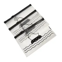 5 pz/set custodia per biancheria intima borsa per biancheria intima traslucida di moda contenitore per reggiseno trasparente sigillato per la casa