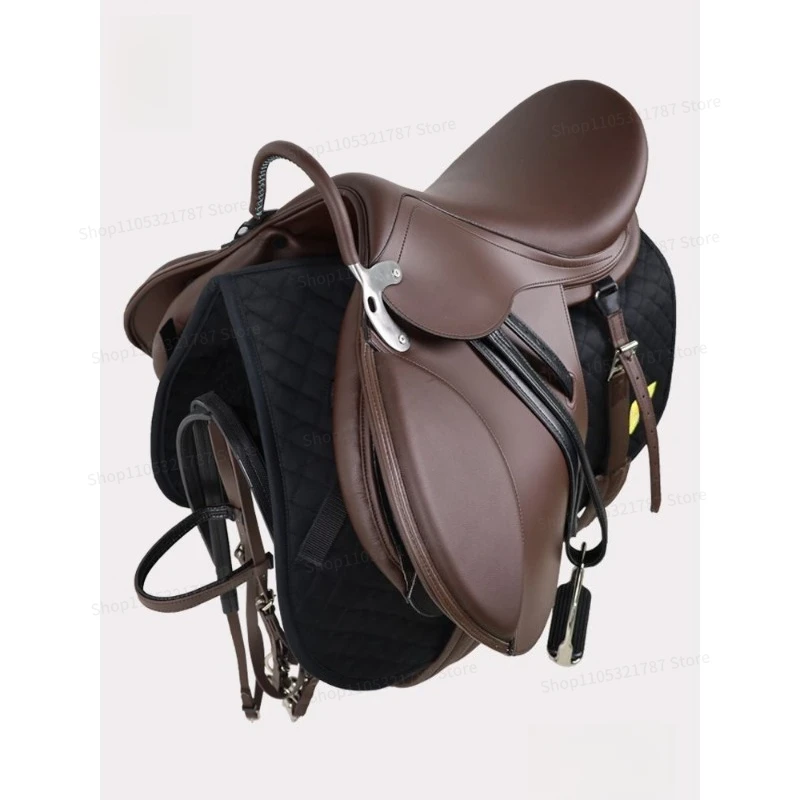 For Saddle for Riding, Full Set of Accessories, Light Saddle Saddle Saddle, Soft Equestrian Supplies