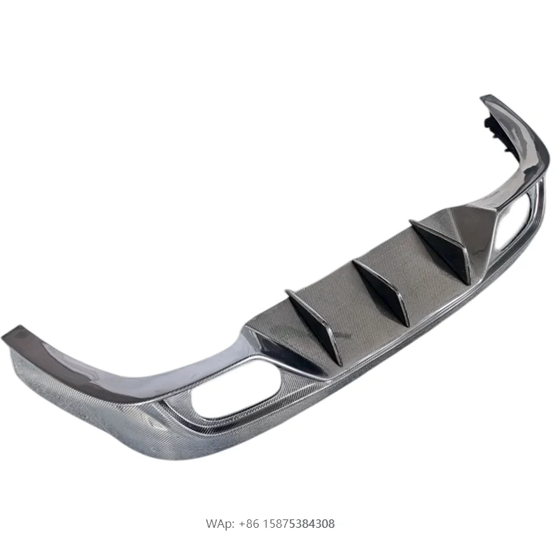

Replacement fitted carbon fiber F-PACE rear bumper lip F-PACE rear diffuser for F-Pace