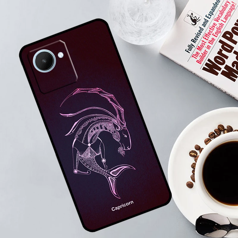 Zodiac Sign Funda For Realme C53 C55 C35 C33 C31 C30 C25s C21Y C11 GT Neo 5 3T 2T 9 10 11 Pro Plus Case