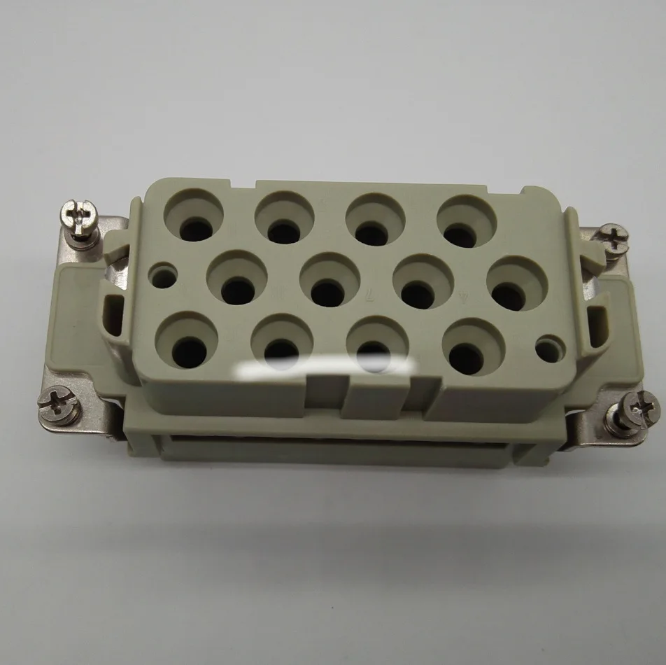 Heavy duty connector rectangular connector aviation plug socket power signal integrated HDC-HK-012/2