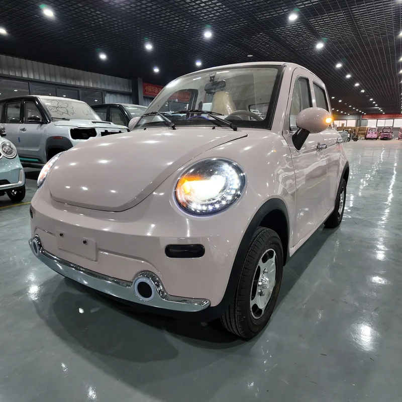 Factory Wholesale  Mini Electric Quadricycle 2 Seater Enclosed Low Speed 4 Wheel Electric Car for Adult Daily Commute