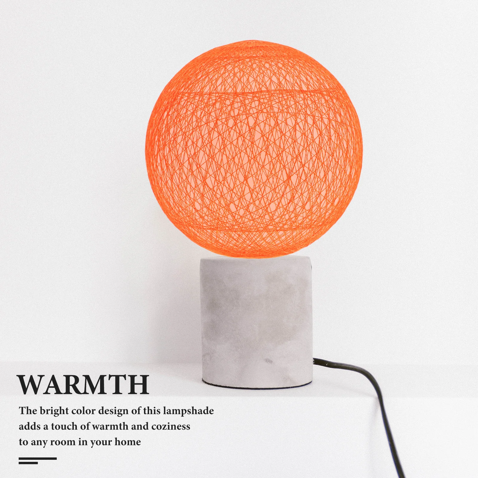 

Round Globe Lamp Shade G9 Screw Base Durable Plastic Ceiling Pendant Light Cover Replacement For Indoor Decorative