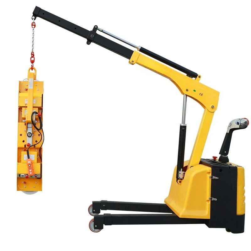 

Suction cup crane Rotatable vacuum suction Small curtain wall installation