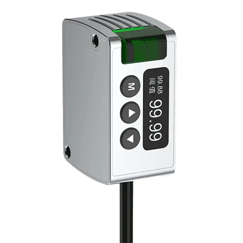 Laser Displacement Sensor 485 + NPN ‑ 0.1Mm Accuracy Non‑Contact Laser Distance Sensor 200‑600Mm Range For Industry