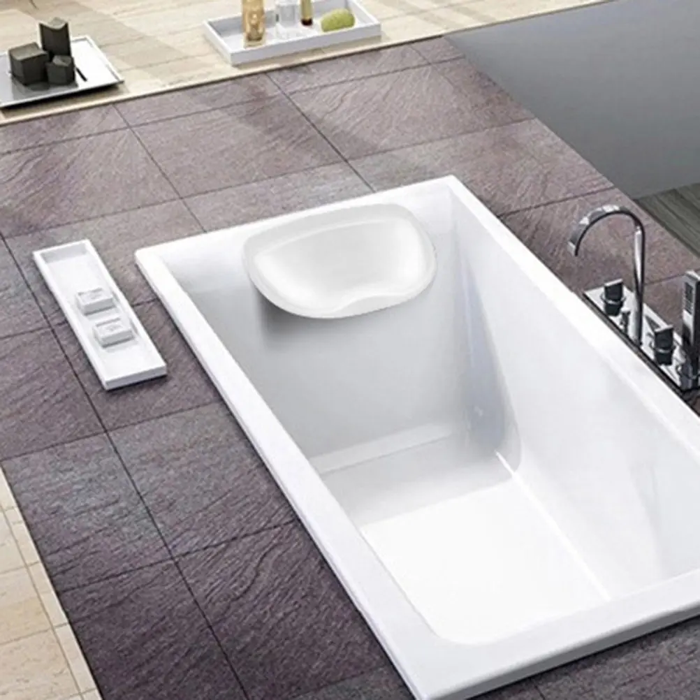 

3D Ergonomic Bath Pillow with Ultra-Strong Non-Slip Suction Cups Waterproof Tub Headrest for Relaxation in Bathtub Spa Pool