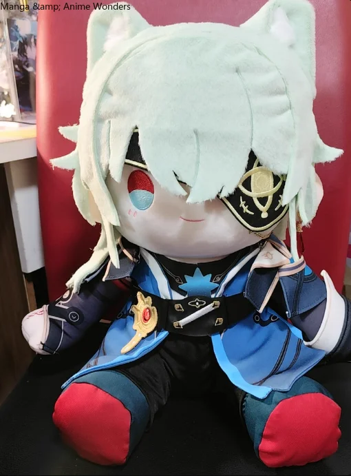 

Halloween Honkai: Star Rail Anaxagoras 40cm Sitting Posture Cartoon Figure Idol Cosplay Dress Up Figurine Pillow Gift Game