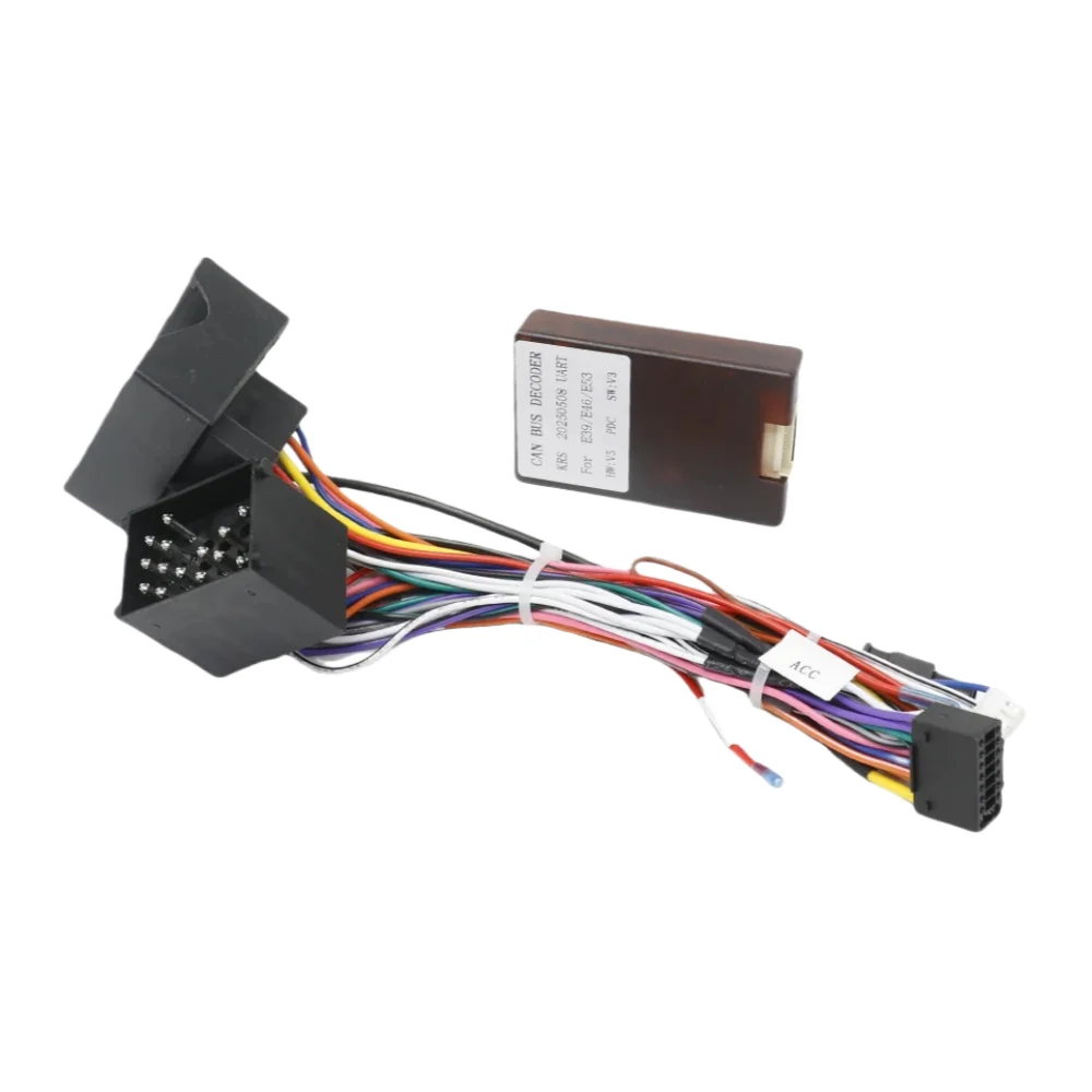 For 1995-2005 16 PIN 2 Din for BMW E39 E46 E53 Android GPS Radio Auto Android Draad Kabel Adapter Cabus Doos Car Accessories