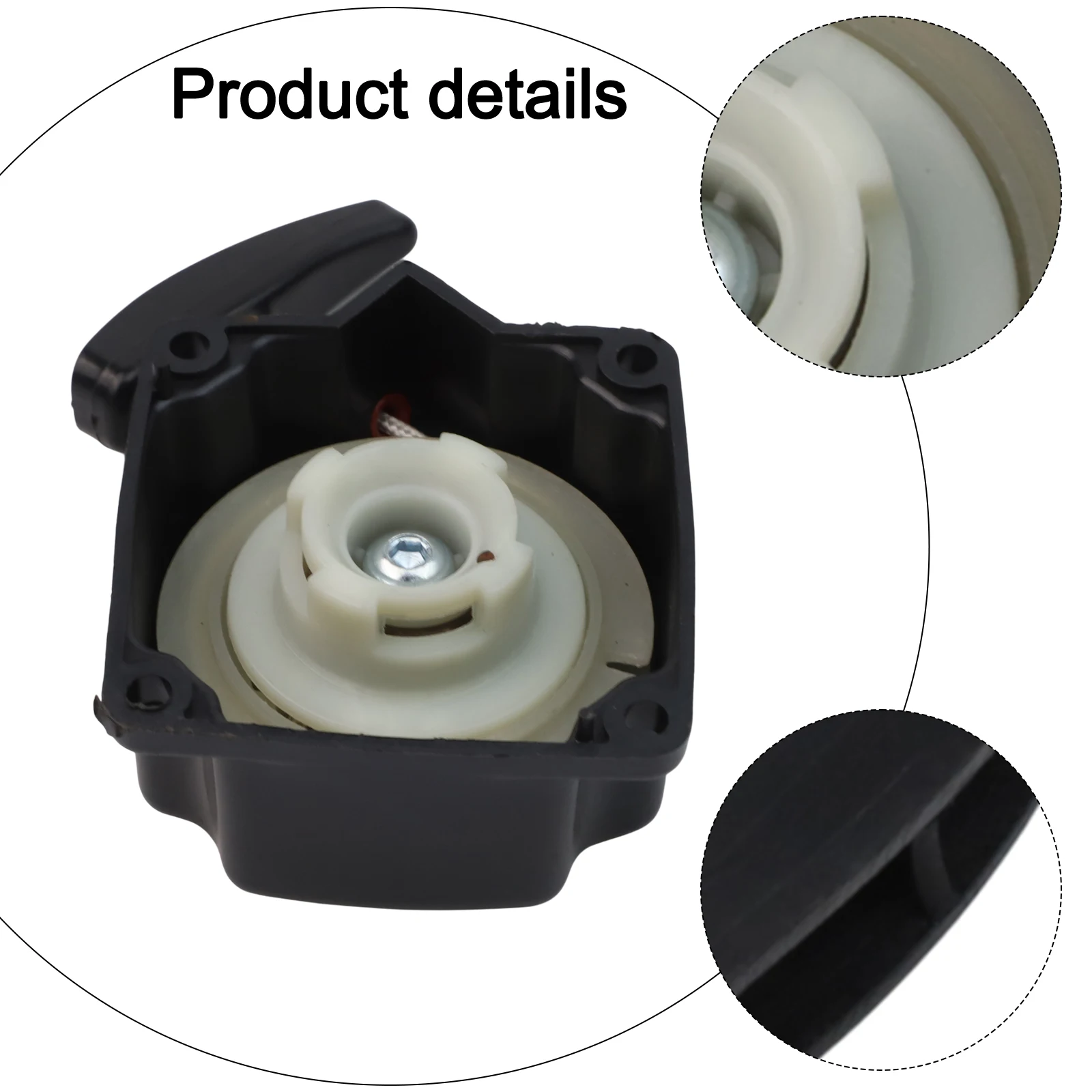 6. for 4x4.74x1.37cm Pull Type Components Recoil Starter Kit For Lawn Mower Motor Controller Outdoor Equipment Starter