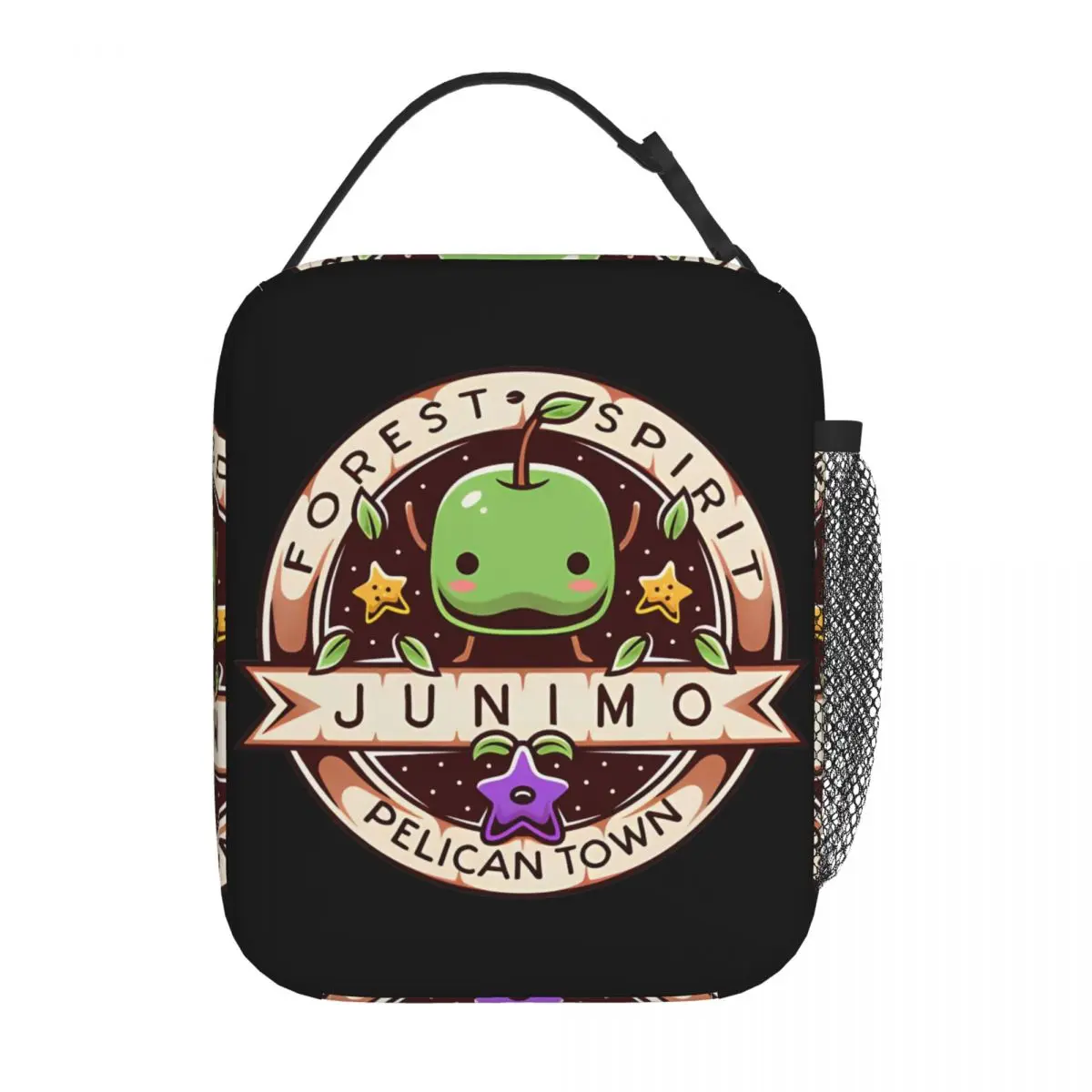 

Junimo Forest Spirit Stardew Valley Insulated Lunch Bag High Capacity Lunch Container Thermal Bag Tote Lunch Box Food Handbags