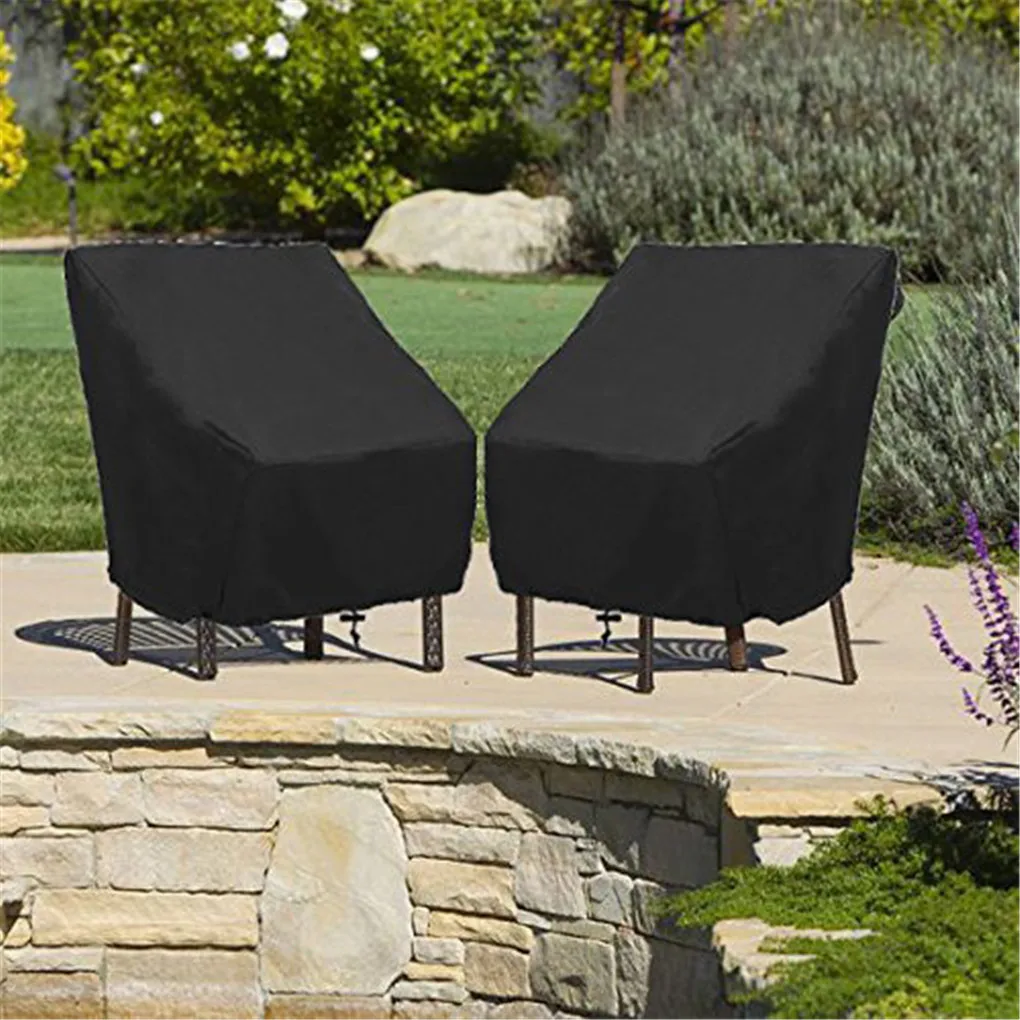 Outdoor Chair Dust Cover Anti-sunlight Chair Oxford Fabric Cover Waterproof Dustproof Windproof