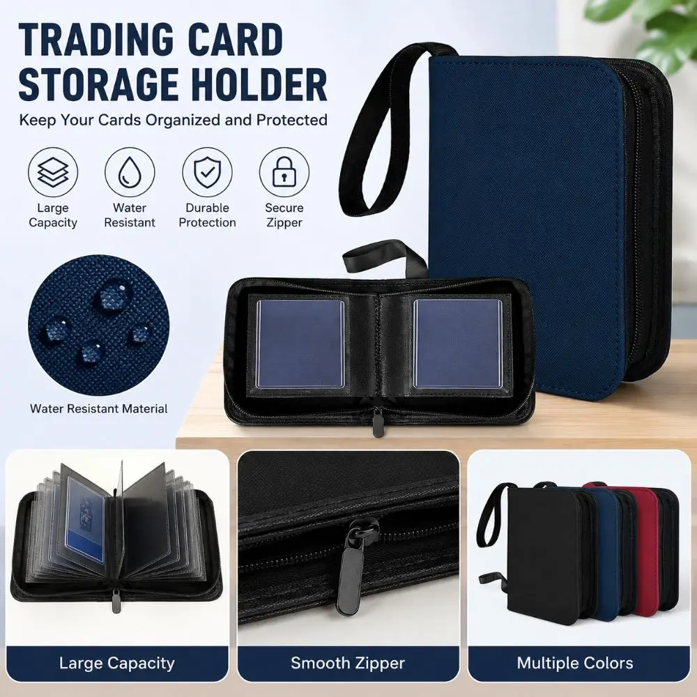 Album-portatil-para-cartoes-colecionaveis-com-40-bolsos-3x4-polegadas-em-couro-diamante-mini-fichario-duravel-para-cartoes-e-photocards-colecao-de-cartoes