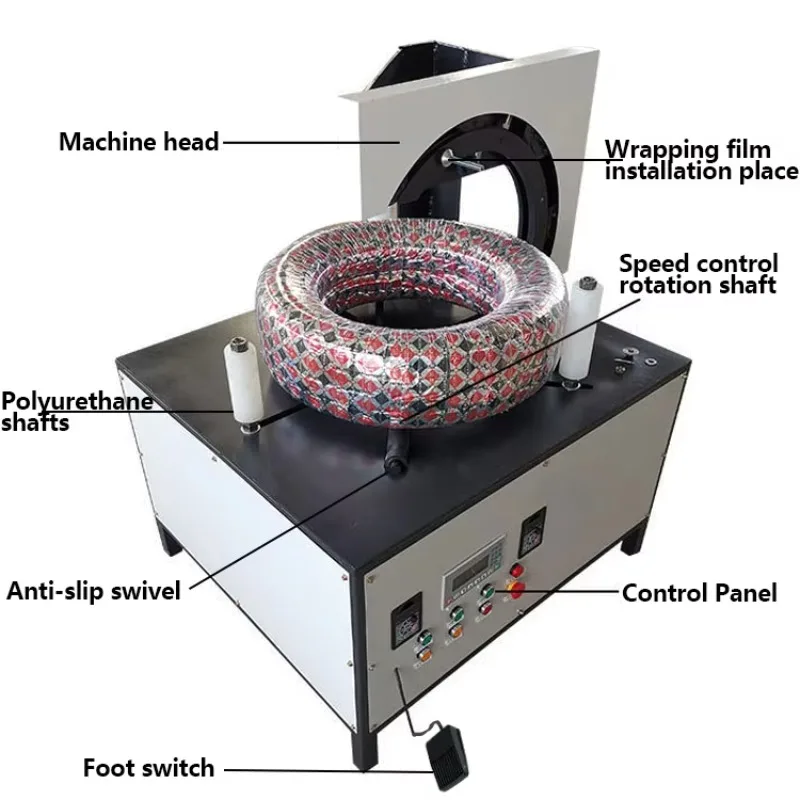 

Pipe Coil Wrapping Machine Automatic Cable Coil Wrapping Machine Binding Coil Wrapping Machine