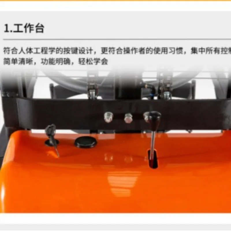 Camion di retromarcia ribaltabile Camion impilatore da 520 kg Camion di retromarcia semielettrico a tamburo dell'olio