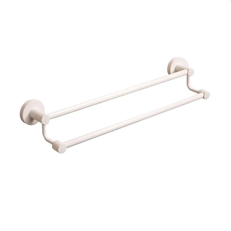 Double-Pole Bath Towel Bar Rack- Stainless Steel Towel Rack Used In Bathroom. Double-Pole Heavy-Duty Wall Towel Rack