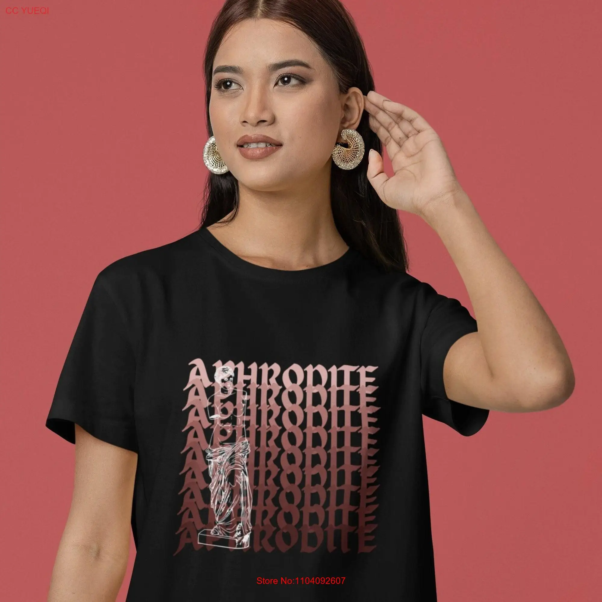 Aphrodite T Shirt Greek Goddess of Love Beauty Dark Light Academia Booktok Aesthetic History Ancient Greece Rome Venus