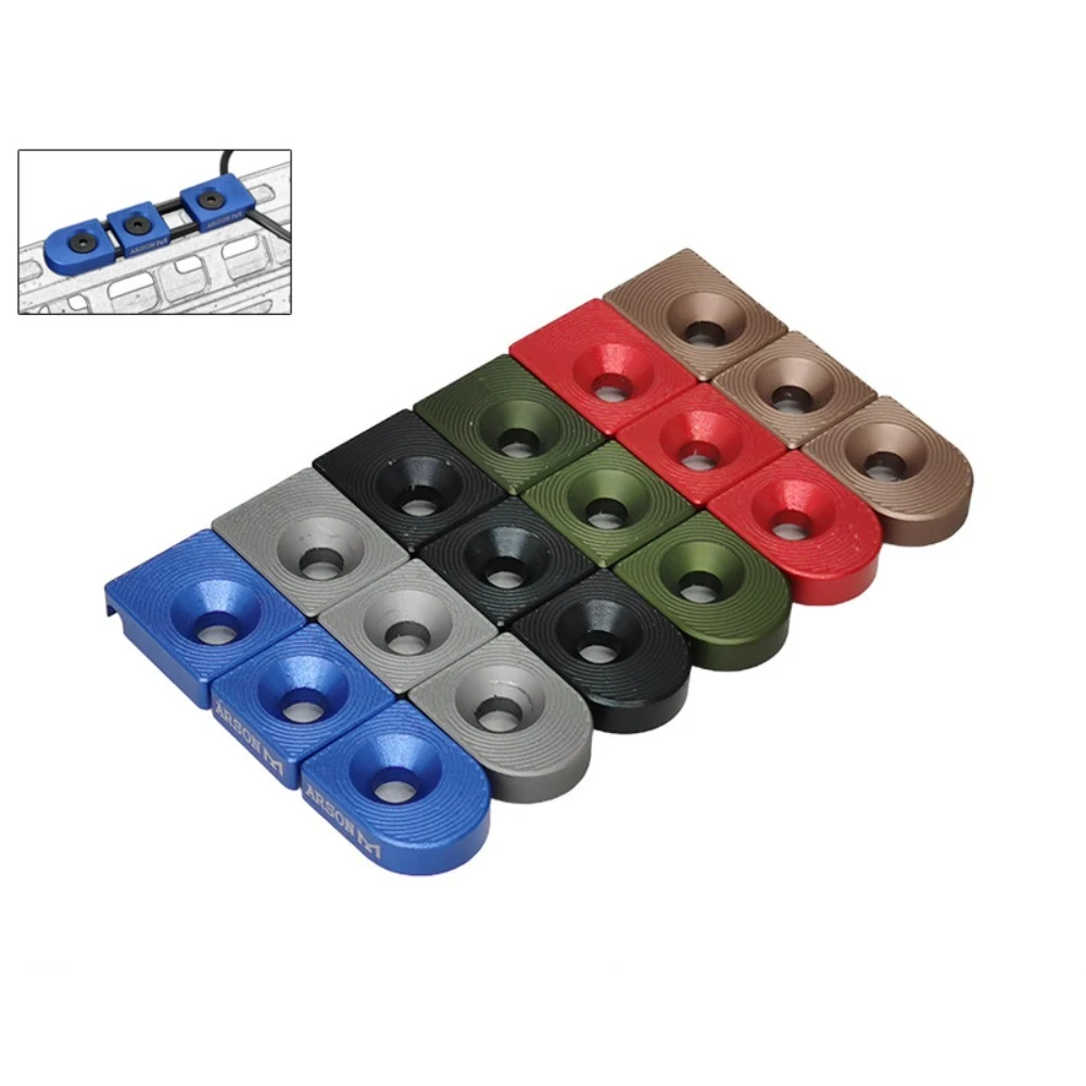 M300 M600 Flashlight Wire Controller PEQ MLOK Metal Rat Cail Wire Groove ARSON MACHINE