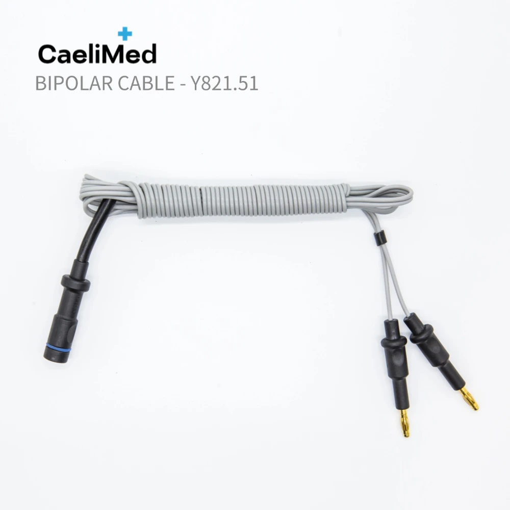 Bipolar Cable for Bipolar Coagulation Forceps – Laparoscopic Electrosurgical Hemostatic Forceps for Surgery