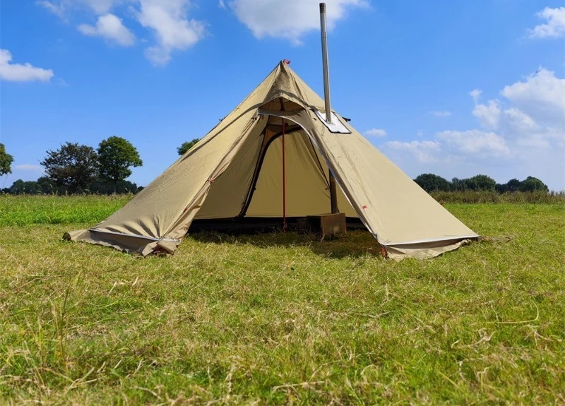 320PRO Wild Camping Chimney Firewood Stove Great Pyramid Hot Tent