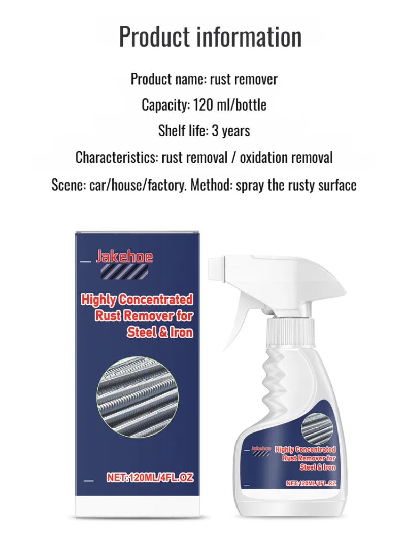 Home Rust Remover Cleaner Rust Remover Cleaning Rust Remover Screw Bolt Home Metal Steel Cleaner