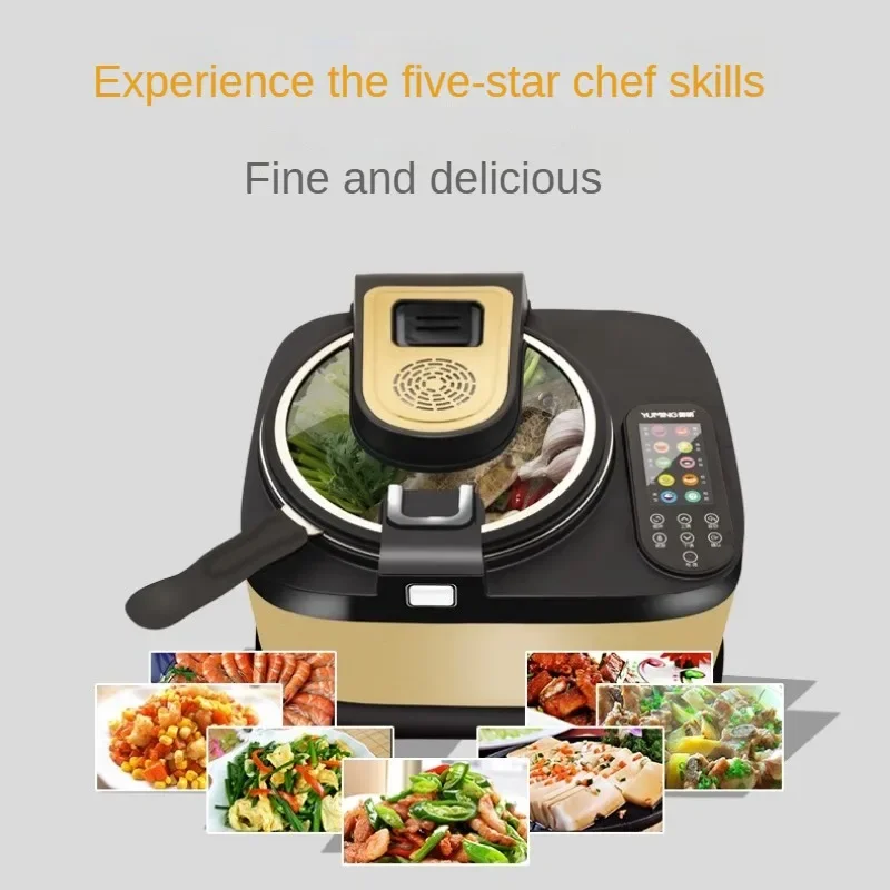 Intelligent Automatic Stir-frying Machine Kitchen Robot Machine with Free Pan רובוט חכם Robo De Cozinha Robot Cucina Inteligente