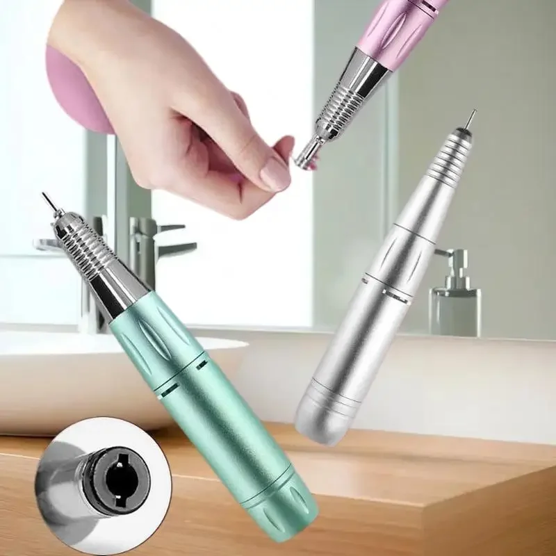 الكهربائية تيار مستمر مسمار الحفر مقبض قلم ملف البولندية ماكينة الطحن قبضة مانيكير باديكير أداة لملحقات آلة الحفر الأظافر