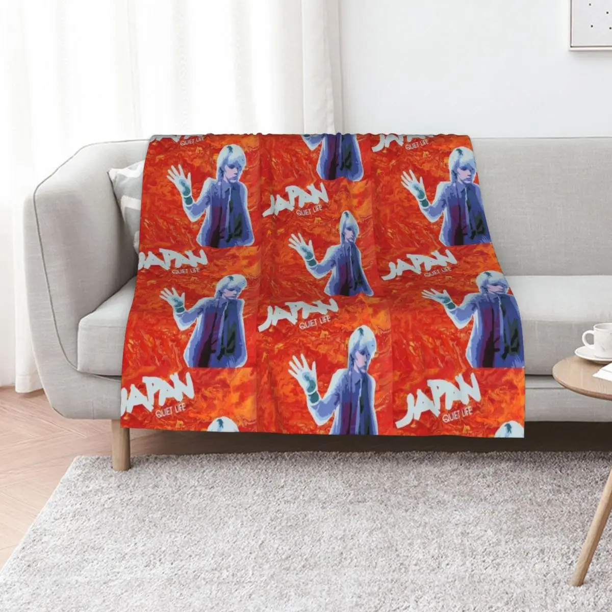 David Sylvian Throw Blanket Hairy heavy to sleep halloween Decorative Sofa Comforter Hair Blankets