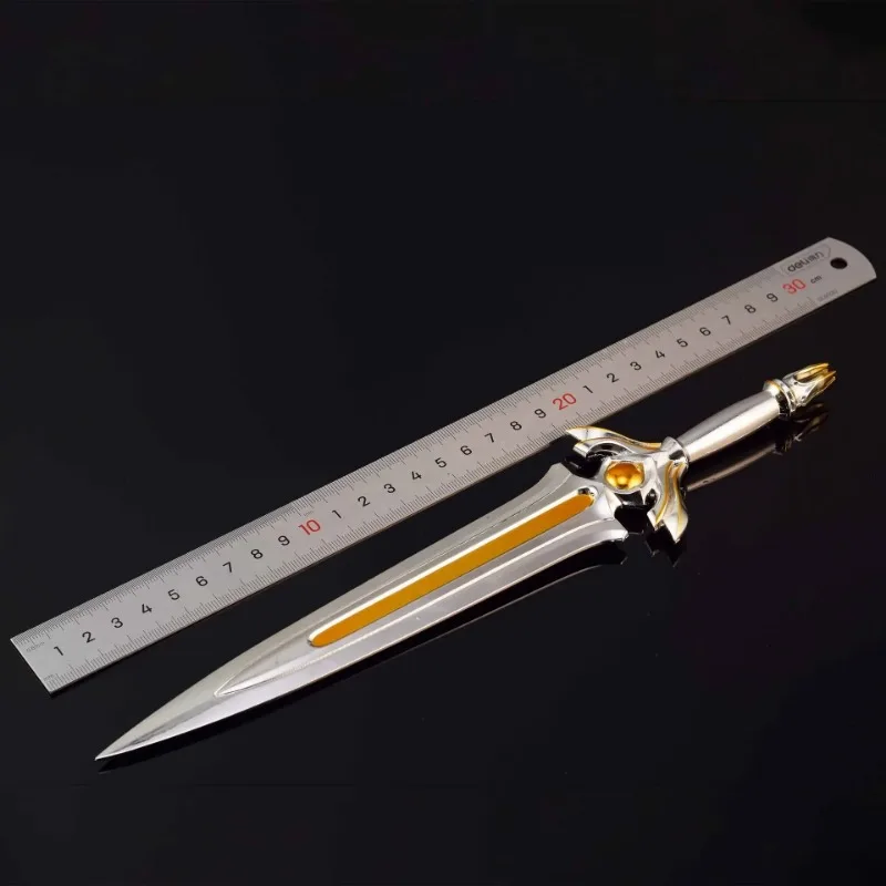 28 cm Valorant Tethered Realms Messer Spiel Peripheriegeräte Schwert Cosplay Waffe Modell Legierung Ornamente Geschenke Sammlungen Geburtstag Spielzeug