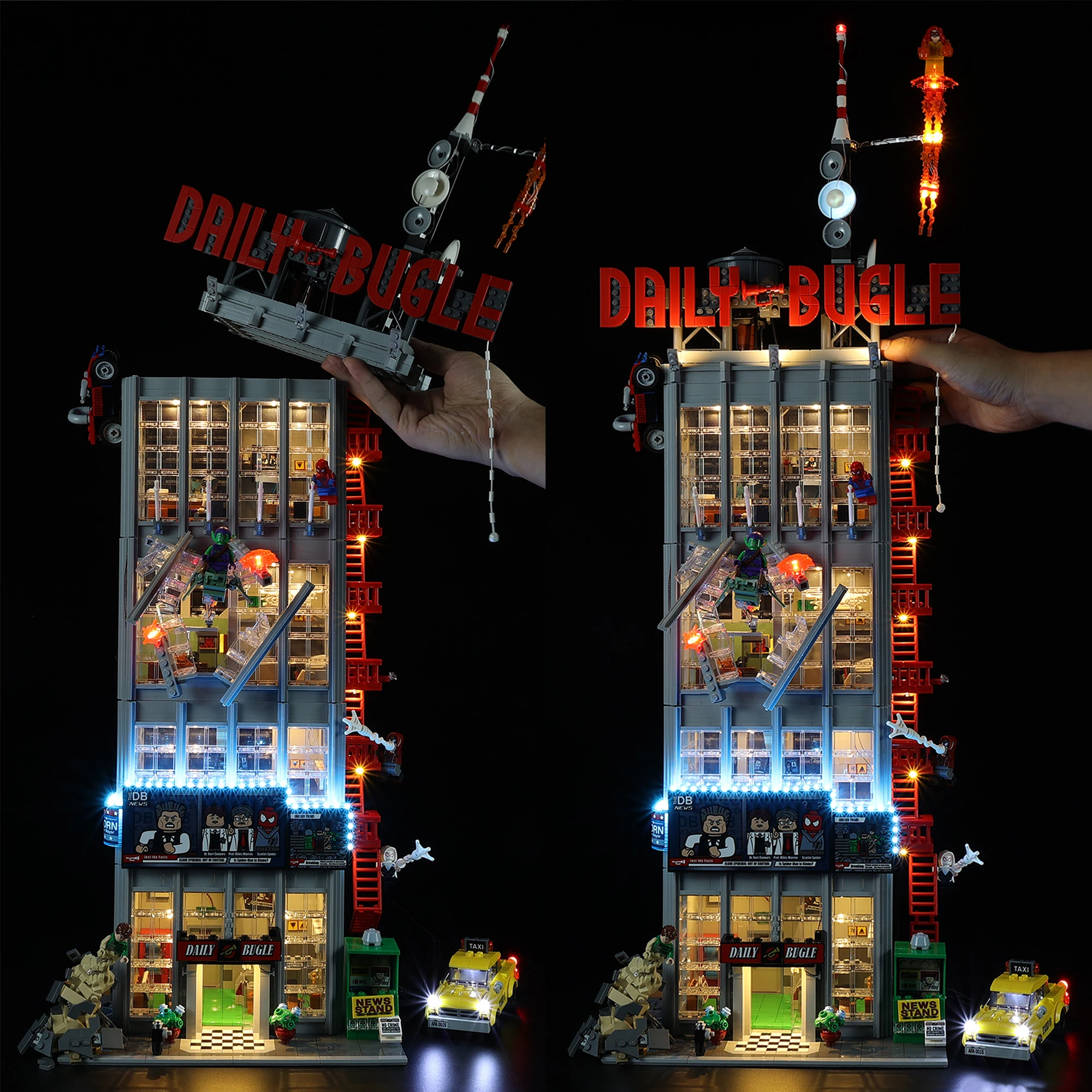 

No Model LED Light Kit for Daily Bugle 76178 Building Blocks City Bricks DIY Lamp Toys Set