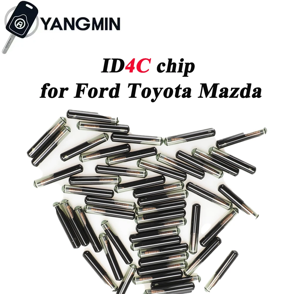 

YANGMIN Car Key Transponder Chip ID4C Chip ID 4C for Ford Toyota Mazda Big Glass