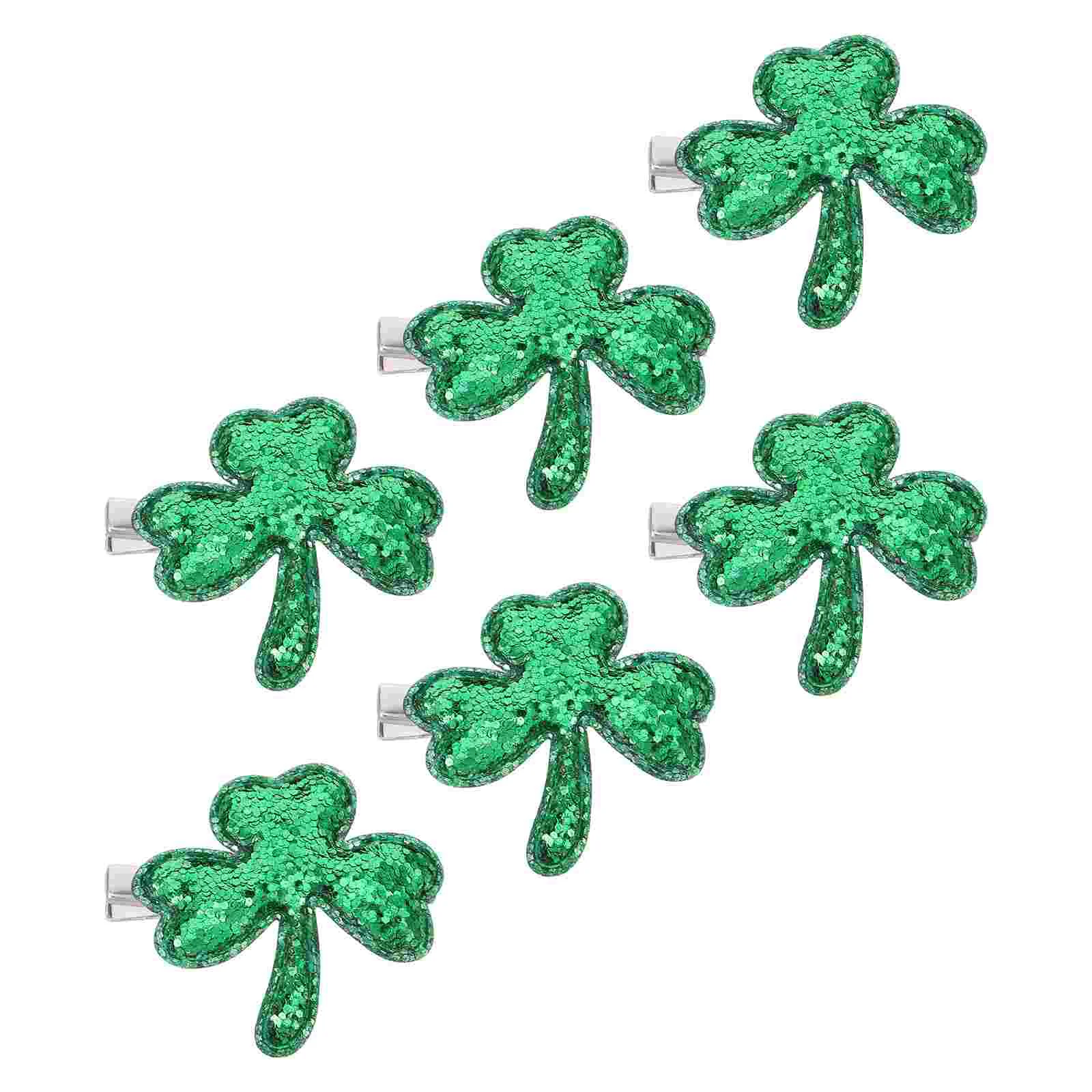 

Shamrock Irish Day Hairpins Decorate St Patricks Accessories for Women Ornaments