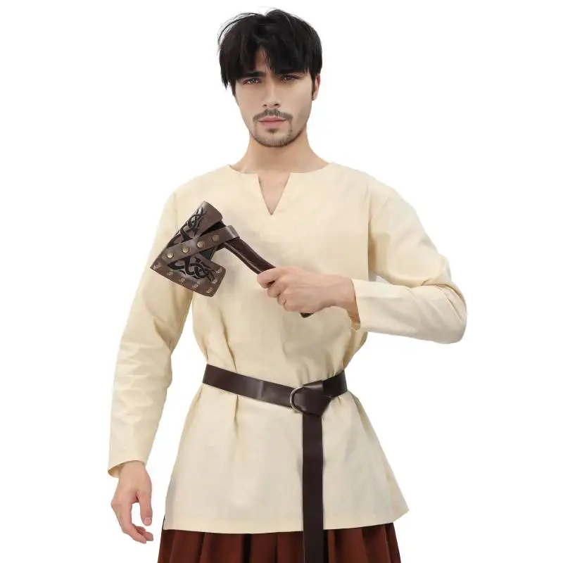 WENAM Mittelalterliche Wikinger Ritter Schwert Scheide Axt Klinge Fall Axt Scheide Halter Mit Taille Holster Scheide Larp Cosplay Requisiten