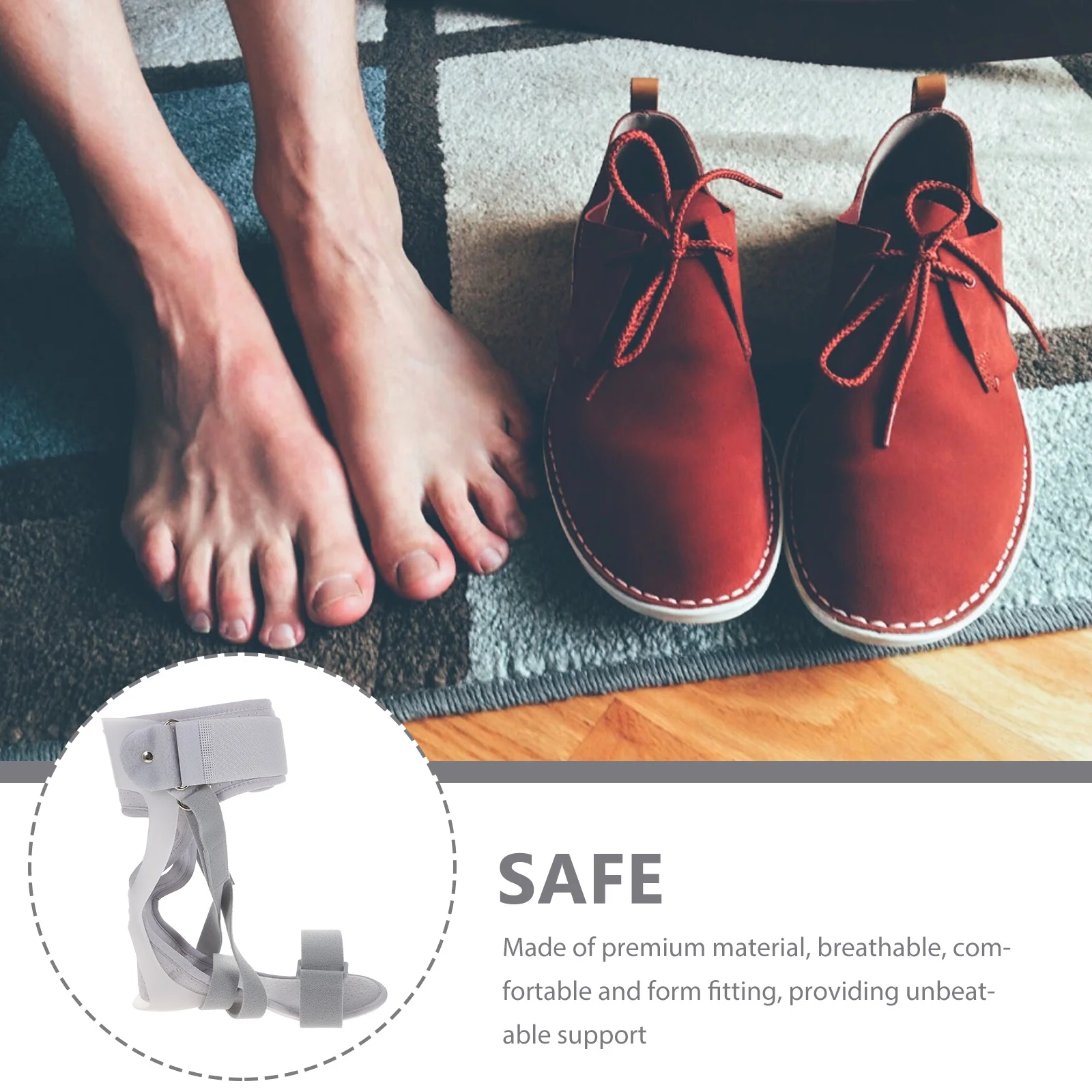 

Ортопедический бандаж для голеностопа, формирующийся под воздействием тепла, для комфортного ежедневного использования в обуви, с улучшенным кровообращением и...