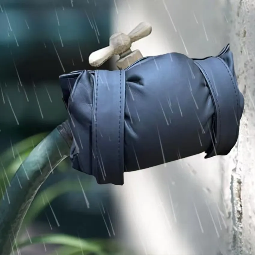 Outdoor Faucet Covers,Anti-Freeze Winter Tap Protector with Universal Connector Thread,Easy Dismantling Faucet Insulation Pouch