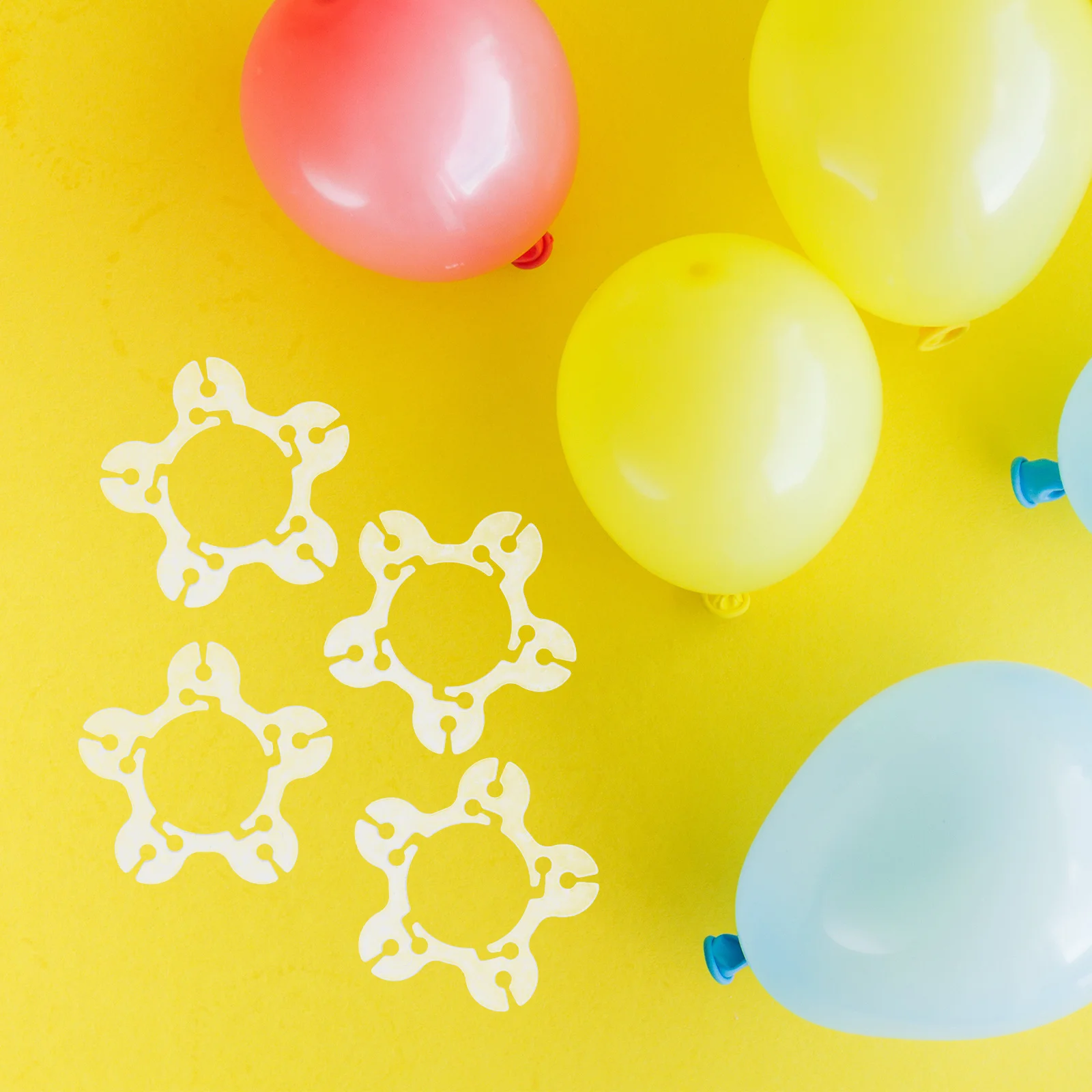 

100pcs Balloon Accessories Balloons Holder Clips Tying Tool For Wedding Birthday Party Decor Arch Garland Connectors Ring