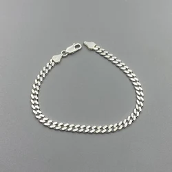 Sinya 925 Sterling Silver Cuban Chain Bracelet Hot Sale Biggest Promotion Pure Real Silver Fine Jewelry Man Women Bracelets