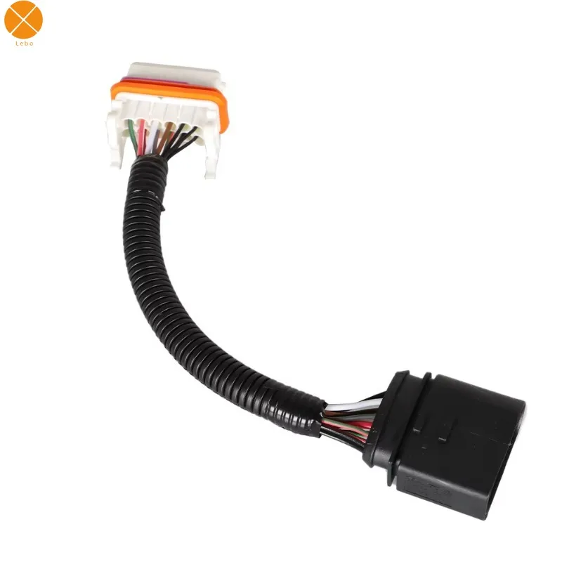 2Pcs OEM 7L6971071A Headlight Wiring Harness Adapters Fit Headlamp Connector Kit for VW Touareg 2004 - 2007 Easy Plug-and-Play
