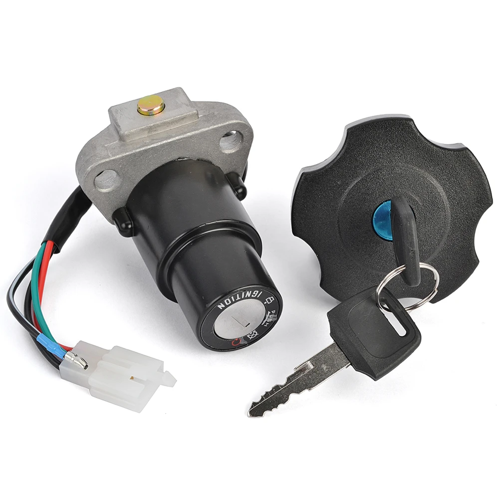 For Yamaha DT200WR 1991-1994 1992 1993 DT 200 WR Fuel Gas Cap Ignition Switch With Key Kit 11H-24602-03 2GK-82501-01