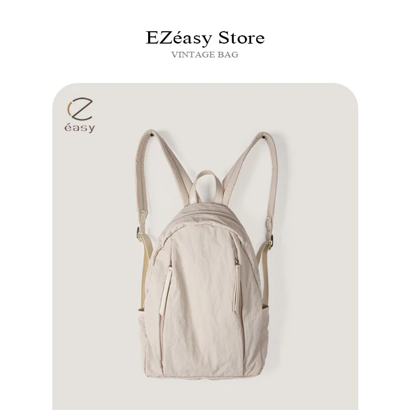 EZeasy Light Luxury Niche Designe bags for women ins style bag zaini unisex in Nylon softback Urban simplicity novità nello zaino